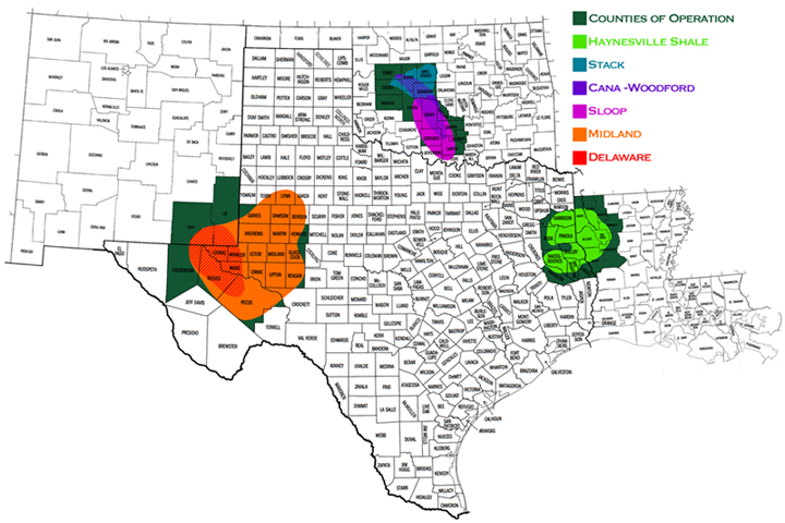 Areas of Interest / Operations