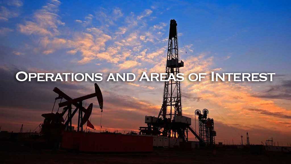 Areas of Interest and Operations